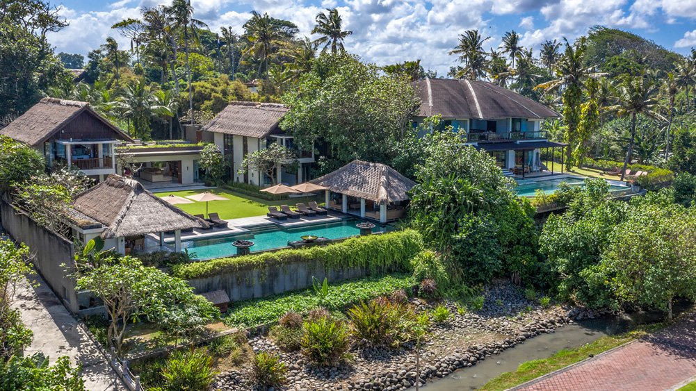 Seseh Beach Villa I - Aerial view